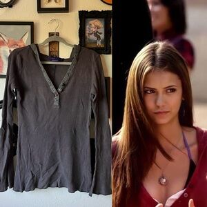 ALT car wash hooded henley ASO elena gilbert